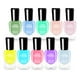 thumbnail image 1 of Juego de esmaltes de uñas Abitzon NEW (10 botellas), no tóxico, de secado rápido, 1 of 6