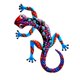 thumbnail image 1 of Decoración de pared de geco, escultura de pared de lagarto de metal, decoración de pared de geco para exteriores rojo, 1 of 9
