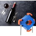 thumbnail image 5 of Cortador de copas de vino, herramienta de corte de vidrio con cuchillo doble de carburo con soporte de acero (azul) (1 pieza), 5 of 5