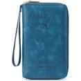 thumbnail image 1 of Rfid Passport Wallet Case, Zippered Anti-theft Passport Bag, Travel Essentials, 1 of 6