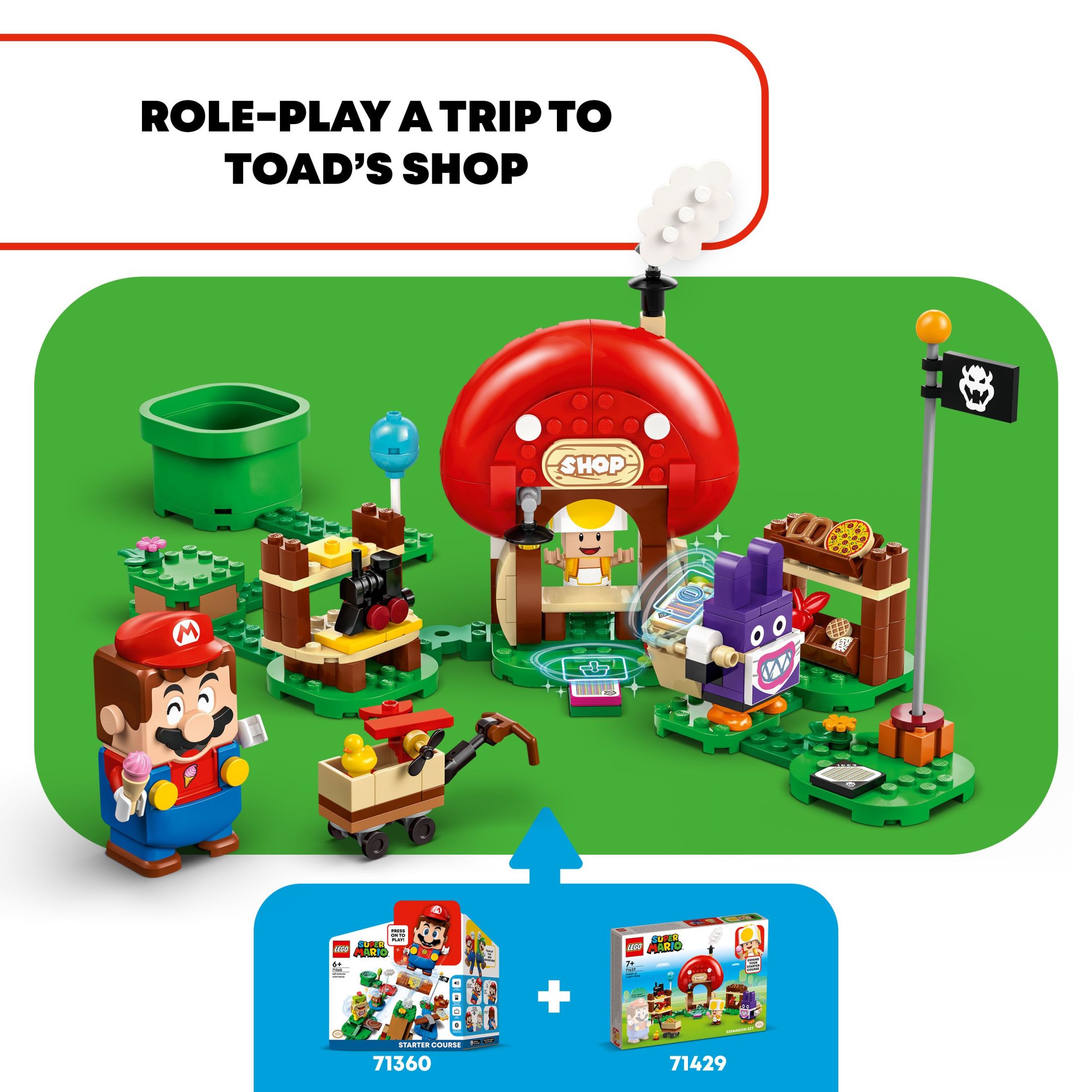 LEGO Super Mario Aventuras con Mario Curso de Inicio, Juego de Construcción, Regalo de Cumpleaños para Fans de Super Mario Bros. y Niños de 6 Años o Más con Figura Interactiva de Mario y Bowser Jr., 71360 4