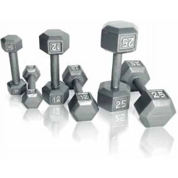 CAP Barbell 70lb Cast Iron Hex Dumbbell, Single - image 2 of 6