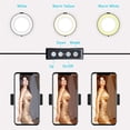 thumbnail image 5 of Selfie Ring Light with Cell Phone Holder Stand for Live Stream/Makeup, Clip Clamp on, Flexible Gooseneck Arms Dimmable Desk Light, 5 of 9