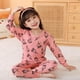 thumbnail image 4 of Conjuntos de pijamas de algodón para niños y niñas, ropa de dormir de Navidad para el hogar, 4 of 4