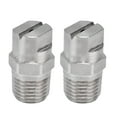 thumbnail image 3 of Flat Fan Spray Tip Atomizing Nozzle, Stainless Steel Sturdy Nozzle 2Pcs. Strong Toughness Wide Angle Adjustable Waterflow, Excellent Spray Distribution Effect, Suitable for, 3 of 7