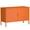 Orange, variant on Marcree Metal Storage Cabinet,TV Stand Locker Cabinet, Wide Metal Accent Cabinet with 2 Door, 2-Tier Lockable Storage Cabinet, Orange