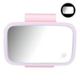 thumbnail image 4 of LED Car Sun Visor Makeup Mirror with Touch Screen and Retractable Clip, Surround Lighting for Reflection, Car Mirror Travel, 4 of 7