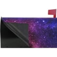 thumbnail image 4 of Universe Galaxy Magnetic Mailbox Cover Nebula Space Blocks Mailbox Wrap Post Letter Box Cover Home Decorative for Standard Mailboxes, 4 of 5