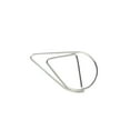 thumbnail image 1 of Xingzhi 30 Pieces Paper Clip Cute Water Drop Shape Simple Style Solid Color Office School Note Book Photo Clamp Bookmark Silver, 1 of 1