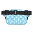 thumbnail image 3 of Fuzoiu Skating Poodle Fun Print Unisex Square Double Layer Waist Bag,Crossbody Fanny Pack Travel Workout Accessory, 3 of 9