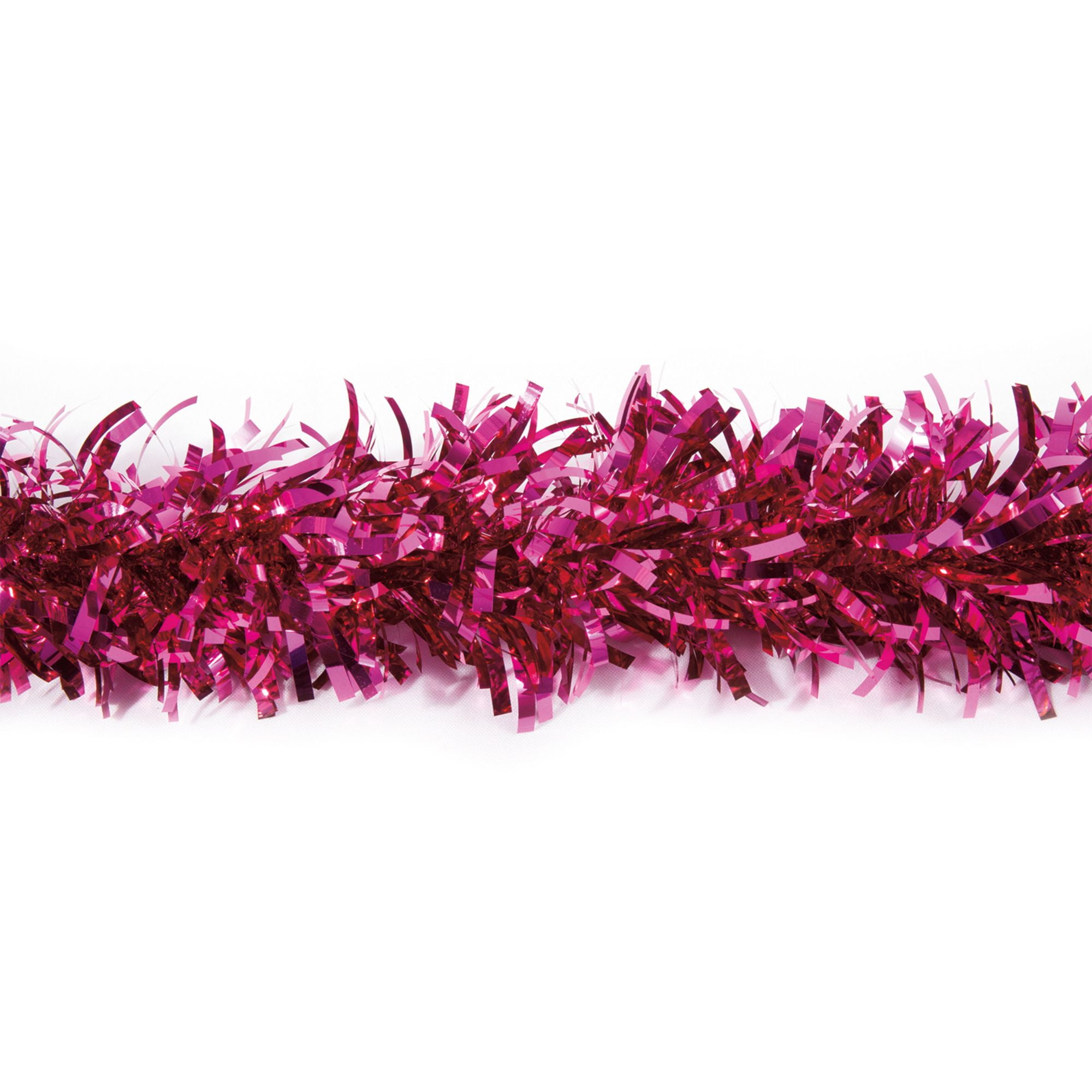 pink christmas garland