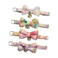 thumbnail image 3 of CSChome Collier pour Animaux de Compagnie Collier Imprimé Fleuri Nœud Papillon pour Chien avec Cloche Fournitures pour Animaux de Compagnie Collier pour Chien, 3 of 7