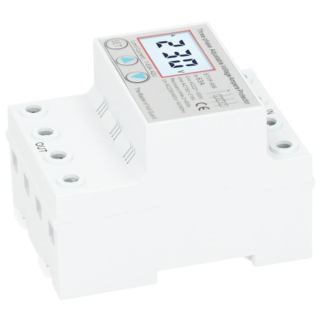 Protector de voltaje autoajustable Protector de voltaje multifuncional trifásico Protector de voltaje reiniciable Funcionalidad inteligente