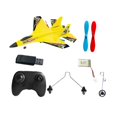 thumbnail image 4 of Avión RC de espuma con tren de aterrizaje, ligero, portátil y con control remoto, ideal para parques, adultos, niños y niñas. amarillo, 4 of 9