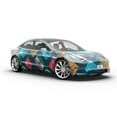 thumbnail image 6 of Rwraps Day of The Dead Simple Picado Matte Vinyl Film Wrap 59in x 20ft Vinyl Vehicle Car Film Sheet, 6 of 9