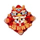 thumbnail image 4 of Pegatinas de puerta de Año Nuevo chino Pegatinas de puerta de dragón chino Palabra de bendición china Estilo A, 4 of 9