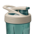 thumbnail image 3 of BlenderBottle Strada Shaker Bottle, 28 oz, Tritan Plastic, Leakproof Flip Cap, Wire Whisk Ball, BPA-Free, Green/Tan, 3 of 5