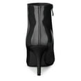 thumbnail image 4 of Unique Bargains Women's Pointed Toe Stiletto High Heels Ankle Boots, 4 of 4