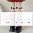 thumbnail image 3 of KyCheLot Girls' Knitted Leg Warmers Solid Color Knee Length Socks Trendy Bow Knot School Uniform Socks, 3 of 3