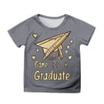 thumbnail image 2 of Girls T Shirts Size 3-4Y Graduation Season Printed Short Sleeve Crewneck Tee Casual Class of 2026 Gifts Comfortable Kids T-shirts, 2 of 4