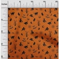 thumbnail image 2 of oneOone Cotton Poplin Twill Orange Fabric Halloween Fabric For Sewing Printed Craft Fabric By The Yard 56 Inch Wide, 2 of 4