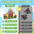 thumbnail image 4 of Juguetes de construcción con bloques magnéticos SSAWER, 48 unidades, para niños de más de 3 años, 4 of 7