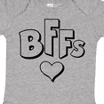 thumbnail image 4 of Inktastic BFFs- best friends forever heart Boys or Girls Baby Bodysuit, 4 of 5