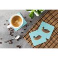 thumbnail image 3 of Carolines Treasures BB8040FC Khaki Campbell Duck Blue Check Foam Coaster, Set of 4, 3 of 3