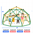 thumbnail image 5 of Climbing Dome,10 FT Dome Climber with Hammock ,  Play Equipment for Kids 3 to 10, Supports 1000LBS Jungle Gym ,Backyard Climbing Toys, Anti-Rust and UV-Resistant Suitable for Outdoor and Indoor, 5 of 6