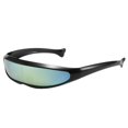 thumbnail image 4 of Gafas de sol con forma de delfín, gafas con forma de pez, robot espacial, gafas de sol para ciclismo y deportes al aire libre para hombres, 4 of 7