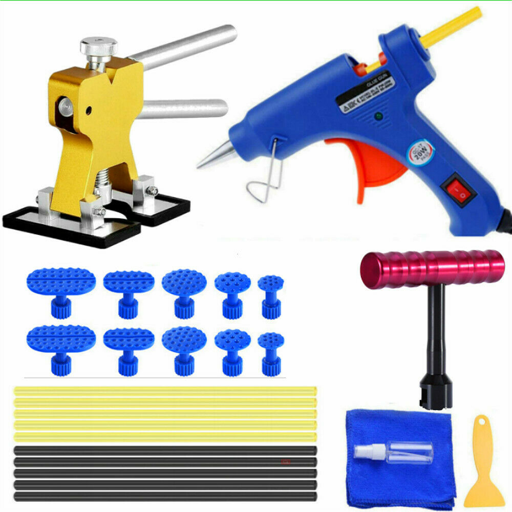 Car Dent Puller Tools Hot Melt Glue Gun Paintless Dent Removal Tools
