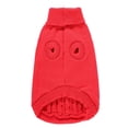thumbnail image 2 of CICRKHB Dog Sweater Soft Warm Turtleneck, Knitted Clothes for Small Medium Large Pet | Turtleneck & Classic Design, Easy On/Off, Warm Winter Girls Boys Dogs Christmas Sweaters, Red, M, 2 of 4