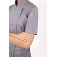 thumbnail image 4 of Chaqueta de chef Chef Works Springfield para mujer, color gris, talla grande, 4 of 8