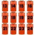 thumbnail image 6 of TOPTIE 12-Pack Numbered Scrimmage Pinnies Sports Vests Team Practice Mesh Jerseys #13-24-NavyBlue (#13 to 24)-Adult, 6 of 6