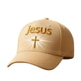 thumbnail image 2 of Baseball Cap for Men with Embroidered Design and UPF Sun Protection, Unisex Washed Cotton Hat for Outdoor Activities, 2 of 6