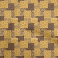 thumbnail image 1 of oneOone Velvet Yellow Fabric Floral Silhouette Sewing Material Print Fabric By The Yard 58 Inch Wide, 1 of 4