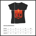 thumbnail image 7 of Kansas Shield Women's V-Neck T-shirt Champions Game Day Fantasy Football K.C. Fan, 7 of 7