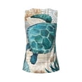 thumbnail image 5 of Fotbe Watercolor Sea Turtle Womens Loose Fit Casual Flowy Slim-Fit Tank Tops Athletic Round Neck Trendy Sleeveless Summer Tops for Gym and Yoga-Small, 5 of 9