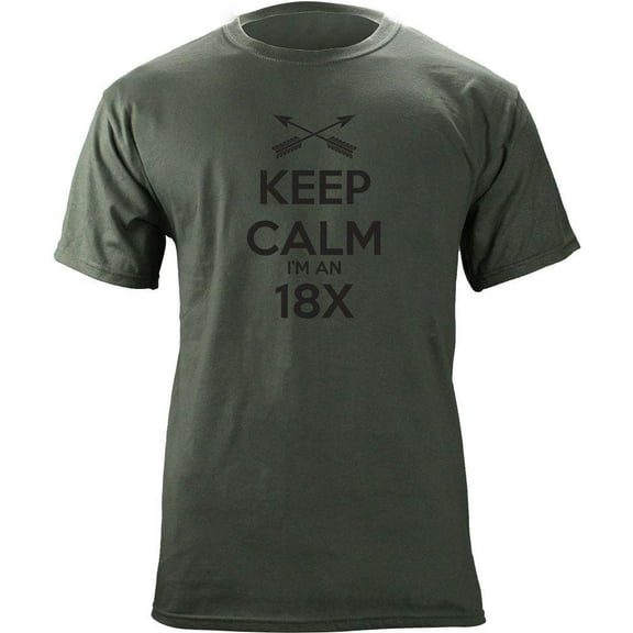 Classic Keep Calm I'm an 18X Army MOS T-Shirt