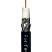 Perfect Vision RG6 Coaxial, Single Solid Copper, Black 1000FT Enviro Reel Audio/Video Cable