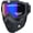 Colorful, variant on Paintball Mask Anti Fog, Full Face Tactical Mask Goggles Detachable for Motorcycle Cycling Skiing Halloween CS Game Cosplay