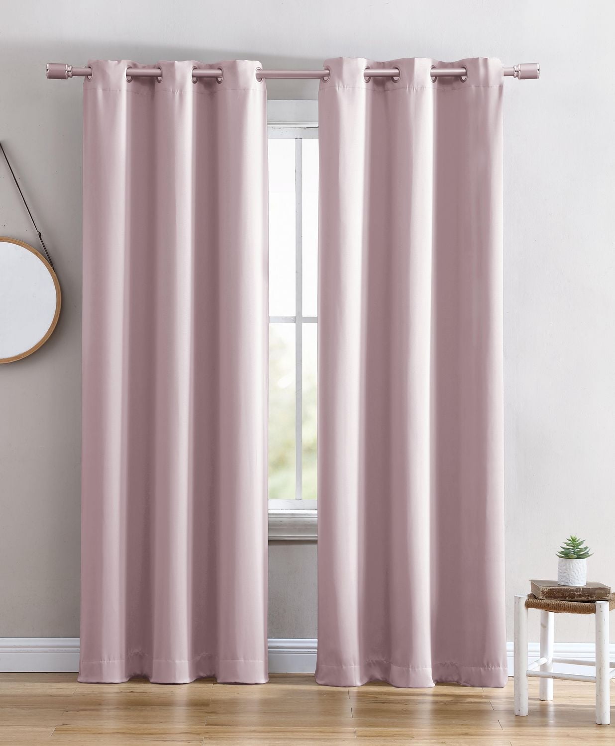 Solid Blackout Grommet Window Panel