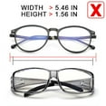 thumbnail image 6 of LVIOE Fit Over Blue Light Blocking Glasses and Computer Eyewear- Wear Over Prescription Glasses/ Reading Glasses/ RX Glasses, 6 of 10