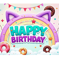 thumbnail image 4 of Colorful Design Banner Easter Theme Donut Decor for Kids Party Indoor Celebration, 4 of 8