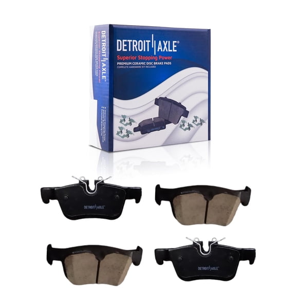 Detroit Axle - Rear Ceramic Brake Pads for Volvo S60 S90 XC60, V90 V60 Cross Country