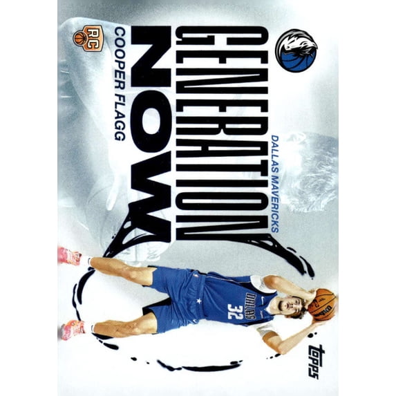 2025-26 Topps Generation Now #GN-1 Cooper Flagg RC Rookie Dallas Mavericks NBA Basketball Trading Card