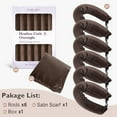 thumbnail image 6 of Overnight Hair Curlers Heatless Curls - 6 Pcs No Heat Blowout Curling Rods to Sleep In with Satin Hair Scarf, 6 of 11