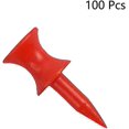thumbnail image 5 of 100pcs Red Plastic Golf Tees 32mm Small Castle Golf Tees, 5 of 5