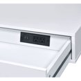 thumbnail image 7 of GZXS Contemporary Writing Desk with Built-in Charging Station, Dual Drawers, Glossy MDF Top and Chrome Metal Legs, 54"L x 22"W x 32"H, Black, 7 of 7