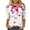 Hot Pink, variant on SHE IS Womens 3/4 Sleeve Tops, Long Sleeve Shirts for Women Dressy Plus Size Womens Tops Casual Summer 3/4 Length Sleeve Womens Tops White Plus Size Tunic Tops for Women 4x-5x